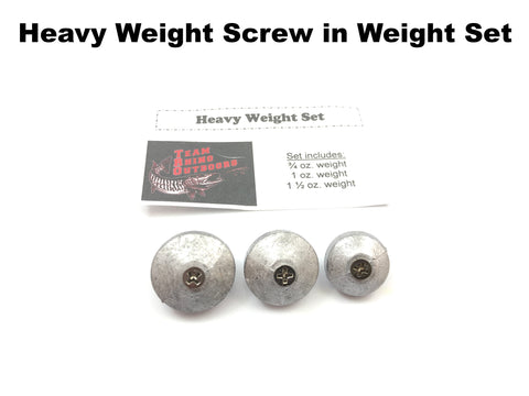 TRO - Heavy Weight Screw in Weight Set