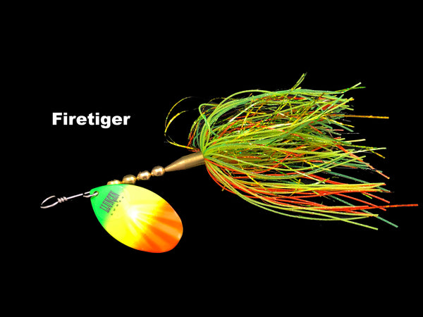 Llungen Lures Hybrid Bottle Rocket Single Fluted Blade