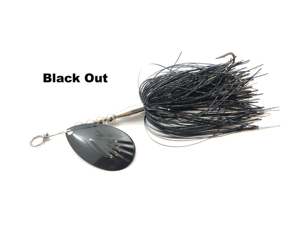 Llungen Lures Hybrid Bottle Rocket Single Fluted Blade