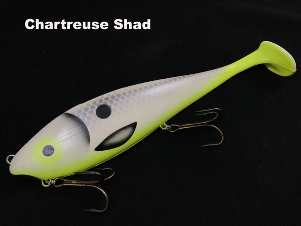 Musky Innovations Magnum Swimmin' Dawg - Chartreuse Shad