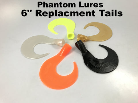 Phantom Lures 6" Replacement Tails