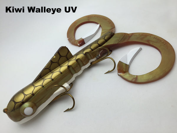 Musky Innovations Regular Double Dawg - Kiwi Walleye UV