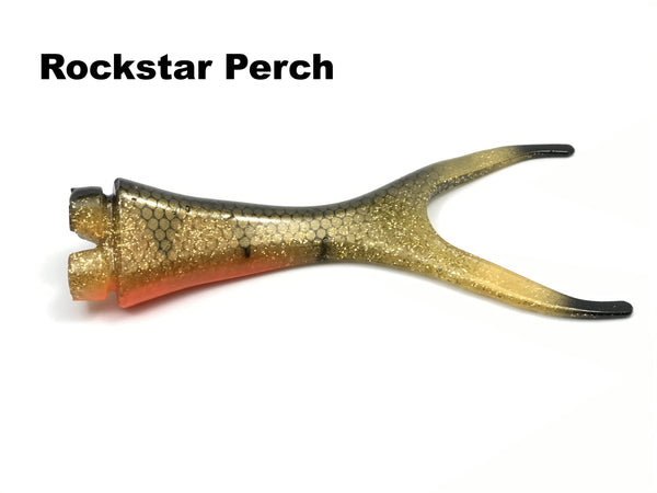 Musky Innovations Shallow Invader Replacement Tails - Rockstar Perch