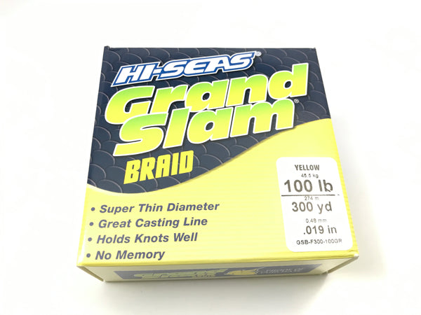 Hi Seas 100# Grand Slam Braid 300 yd Spool
