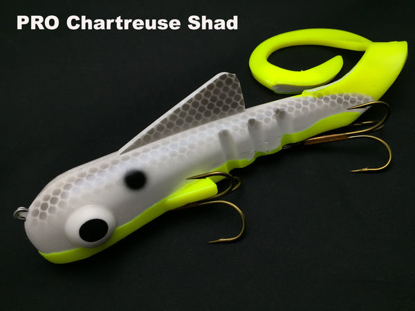 Musky Innovations PRO Pounder (Super Mag) Bull Dawg - PRO Chartreuse Shad
