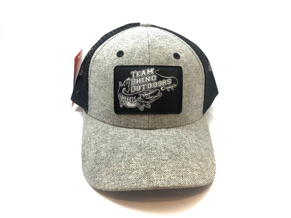 TRO Adjustable Grey/Black Mesh - Black/White Woven Label
