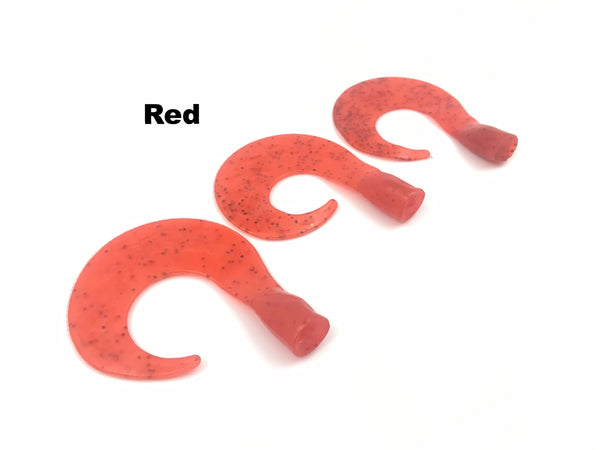 Phantom Lures 7.5" Replacement Tails - Red