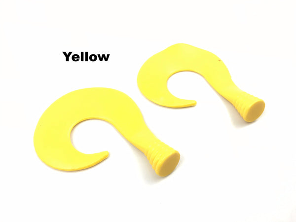 Phantom Lures 10" Replacement Tails - Yellow