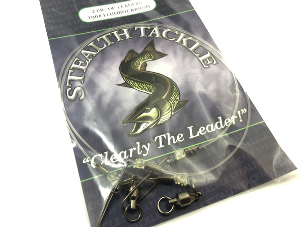 Stealth Tackle - 100# Fluorocarbon Leader (2 Pack) ST100