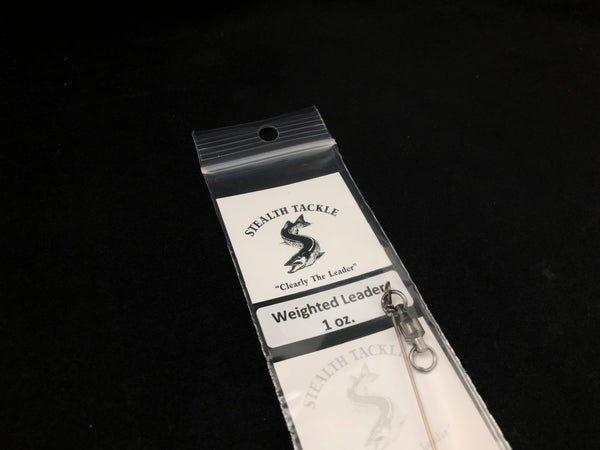 Stealth Tackle - 1oz Solid Wire Weighted Leader (ST240W3)