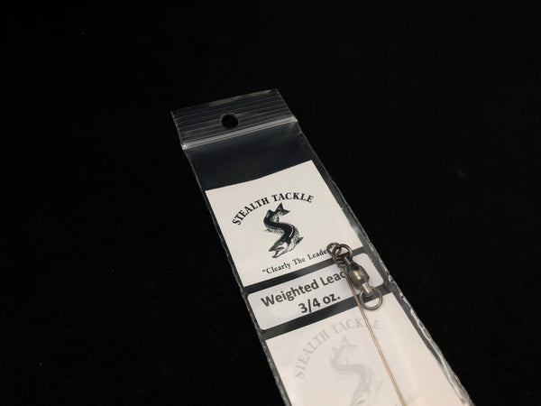 Stealth Tackle - 3/4 oz Solid Wire Weighted Leader (ST240W2)