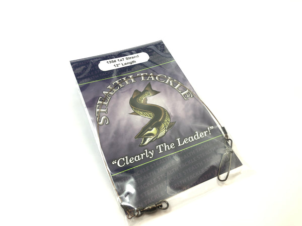 Stealth Tackle - 135# Non Coated 7 Strand Casting Leader 1 Pack (ST135)