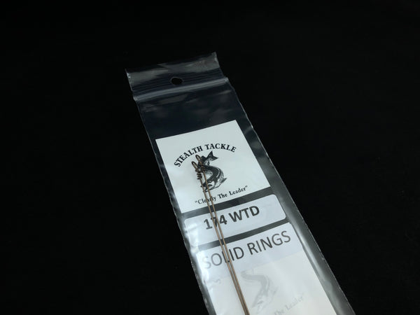 Stealth Tackle - 174# WTD Wire Leaders w/solid ring (2 pack ST174WTD Solid)