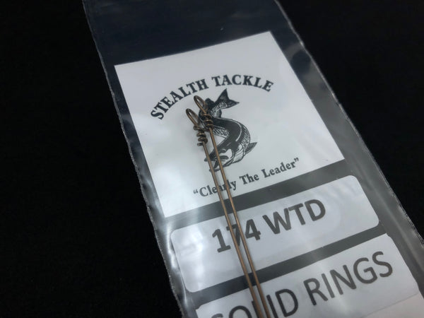 Stealth Tackle - 174# WTD Wire Leaders w/solid ring (2 pack ST174WTD Solid)