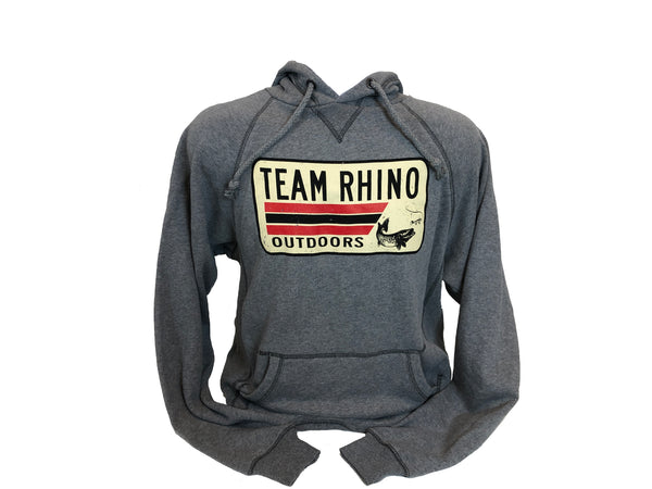 Team Rhino Outdoors - Gunmetal License Plate Logo Hoodie