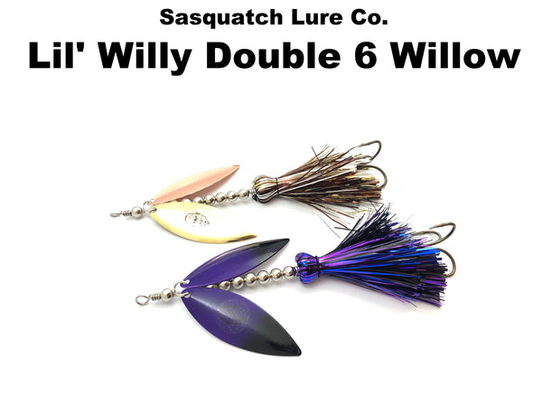 Sasquatch Lure Co. Lil' Willy Double 6 Willow Tinsel Tail