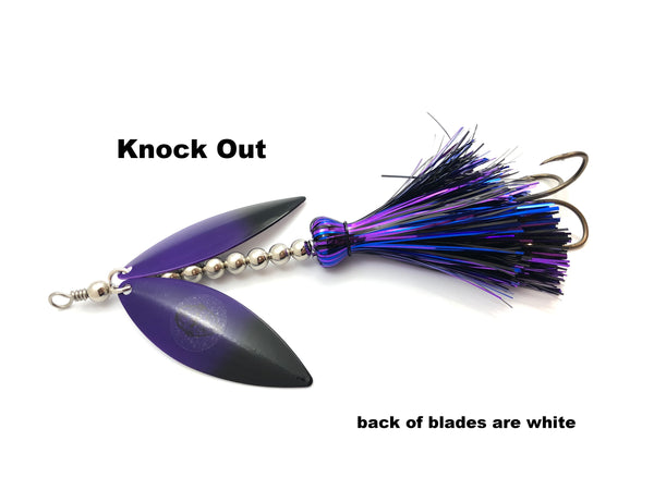 Sasquatch Lure Co. Lil' Willy Double 6 Willow Tinsel Tail