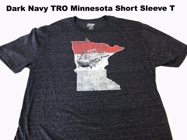 Team Rhino Outdoors - Dark Navy TRO Minnesota Short Sleeve T (Small and Medium Only)