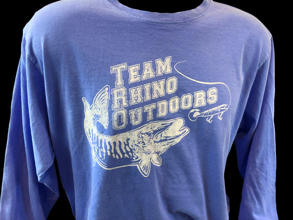 Team Rhino Outdoors - Peri Long Sleeve T w/White Classic Logo