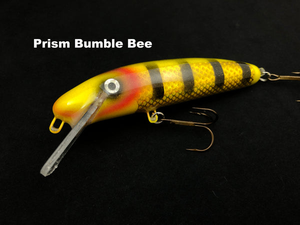 Slammer Tackle 5" Shallow Minnow - Prism Bumble Bee