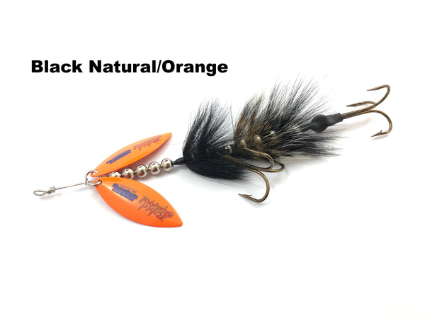 Musky Mayhem Tackle 8" Double WILLOW Rabid Squirrel