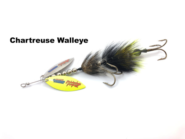 Musky Mayhem Tackle 8" Double WILLOW Rabid Squirrel