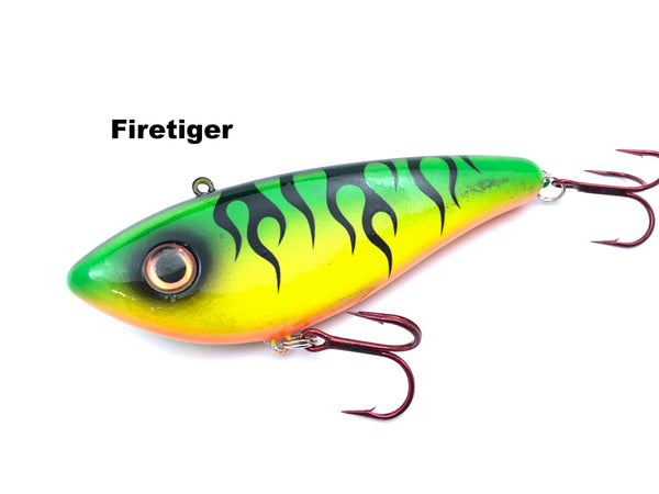 Llungen Lures 6" Rattlin' Shad - Firetiger