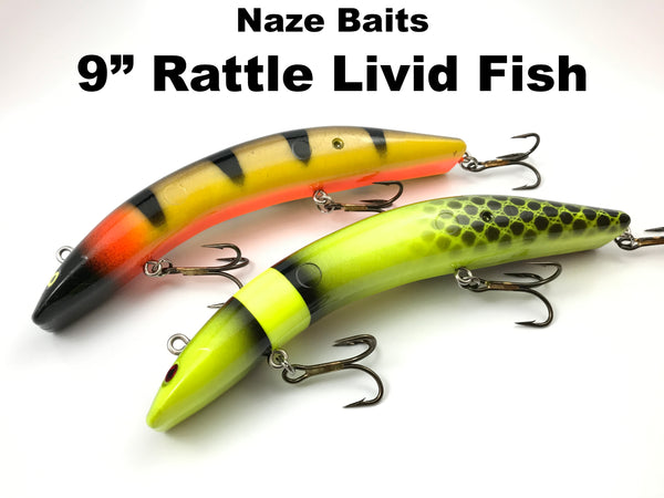 Naze Baits 9" RATTLE Livid Fish