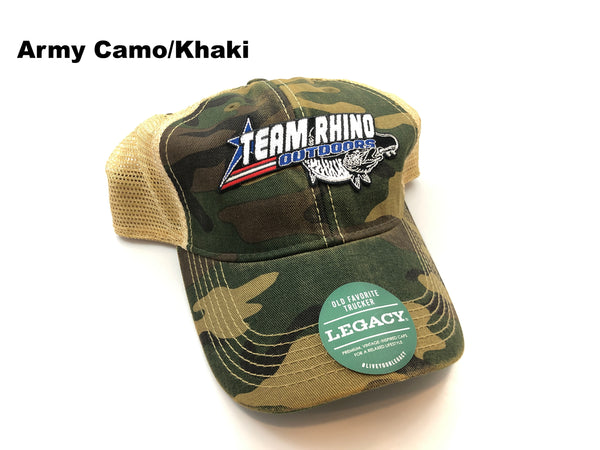 TRO -  Red/White/Blue Patch Logo Legacy Old Favorite Trucker Hat (Multiple Colors)