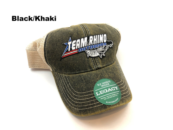 TRO -  Red/White/Blue Patch Logo Legacy Old Favorite Trucker Hat (Multiple Colors)