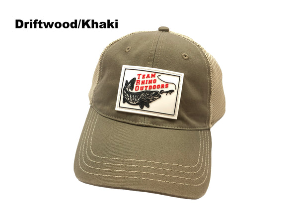 TRO - Richardson 111 Low Profile Unstructured PVC Patch Hat - RED Logo (Various Colors)