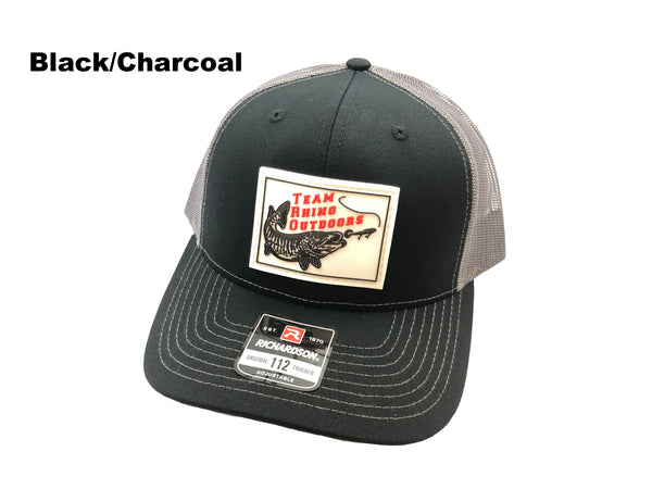 TRO - Richardson 112 Mid Profile Structured PVC Patch Hat - RED Logo (Various Colors)