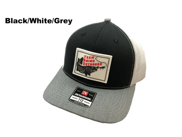 TRO - Richardson 112 Mid Profile Structured PVC Patch Hat - RED Logo (Various Colors)