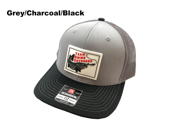 TRO - Richardson 112 Mid Profile Structured PVC Patch Hat - RED Logo (Various Colors)