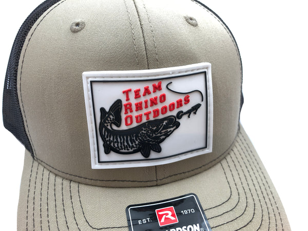 TRO - Richardson 112 Mid Profile Structured PVC Patch Hat - RED Logo (Various Colors)