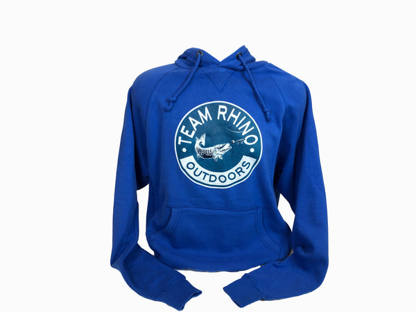 Team Rhino Outdoors - Royal Blue Circle Logo Hoodie (Medium & Large Only)