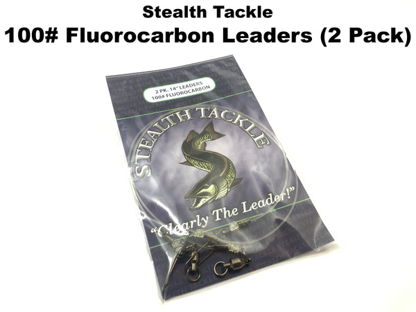 Stealth Tackle - 100# Fluorocarbon Leader (2 Pack) ST100