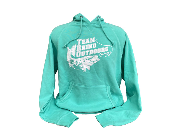 Team Rhino Outdoors - Seafoam Classic Logo Hoodie