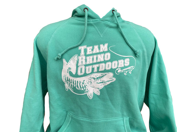 Team Rhino Outdoors - Seafoam Classic Logo Hoodie