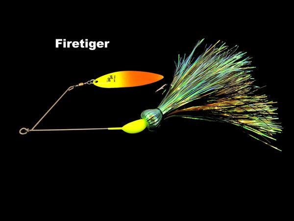 Ruff Tackle - Rad Dog Original Single Blade Tinsel Spinner Bait