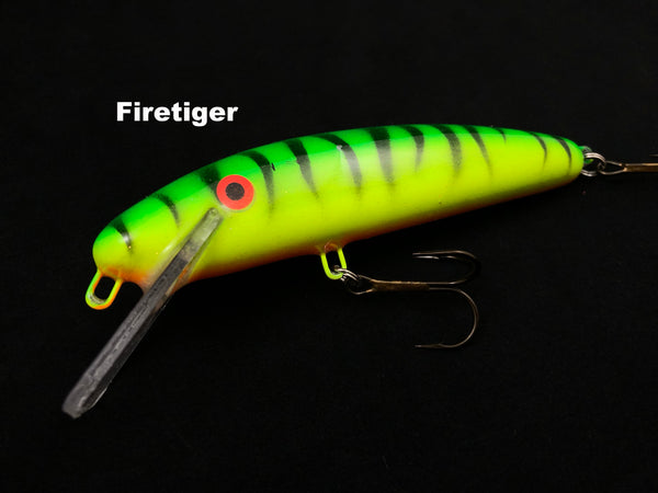 Slammer Tackle 5" Shallow Minnow - Firetiger