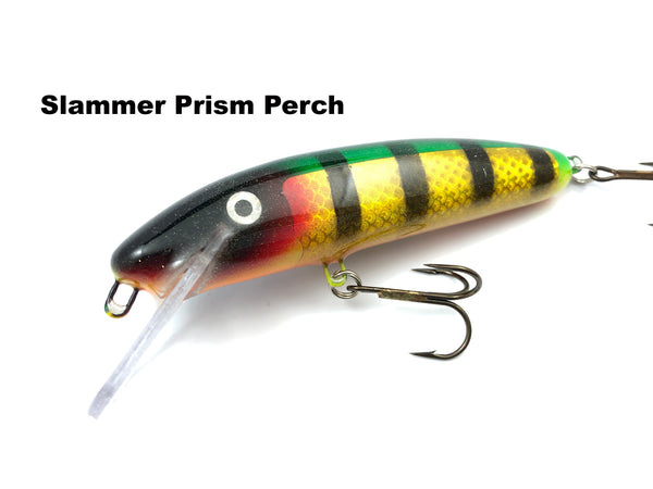 Slammer Tackle 5" Shallow Minnow - Slammer Prism Perch
