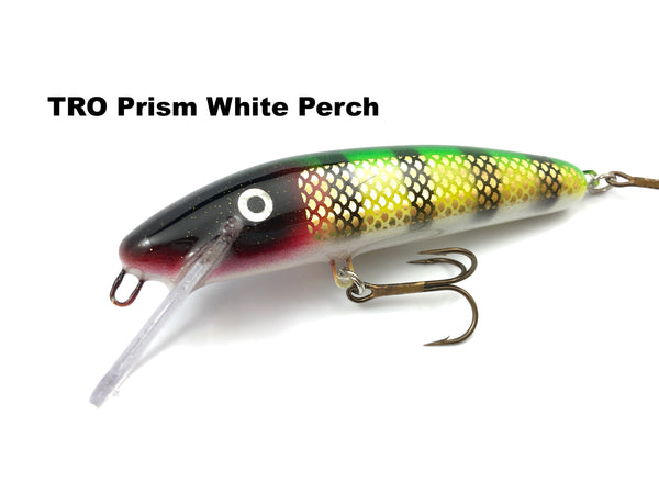 Slammer Tackle 5" Shallow Minnow - TRO Prism White Perch