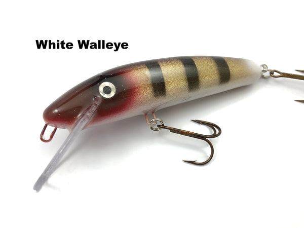 Slammer Tackle 5" Shallow Minnow - White Walleye