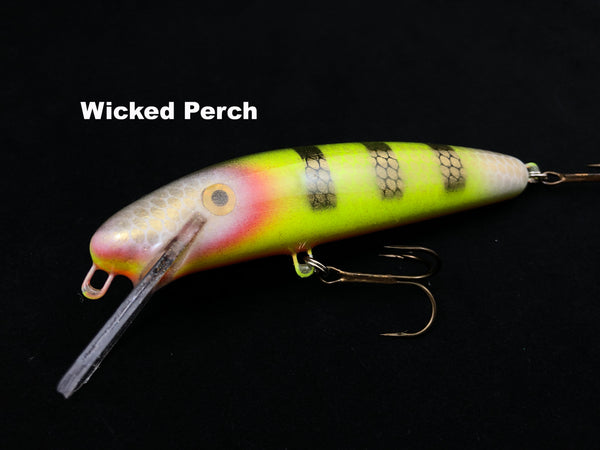 Slammer Tackle 5" Shallow Minnow - Wicked Perch