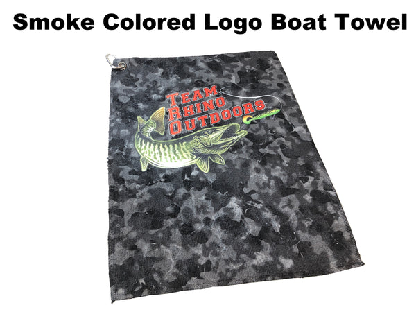 Team Rhino Outdoors - Smoke Colored Logo Boat Towel