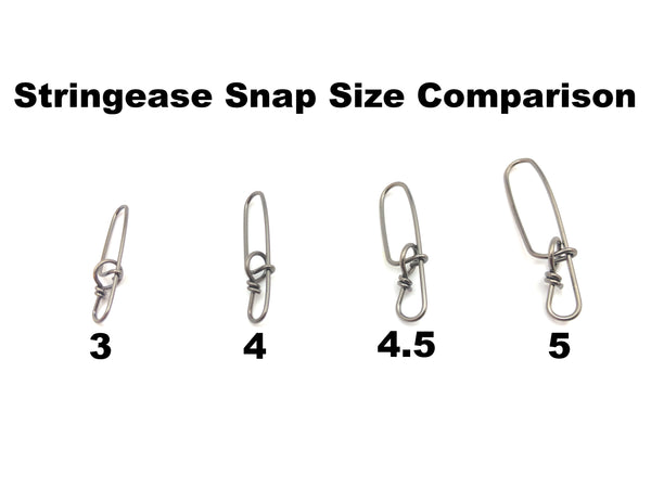 Stealth Tackle Stringease Stay Lok Snaps 15 pack (4 sizes)