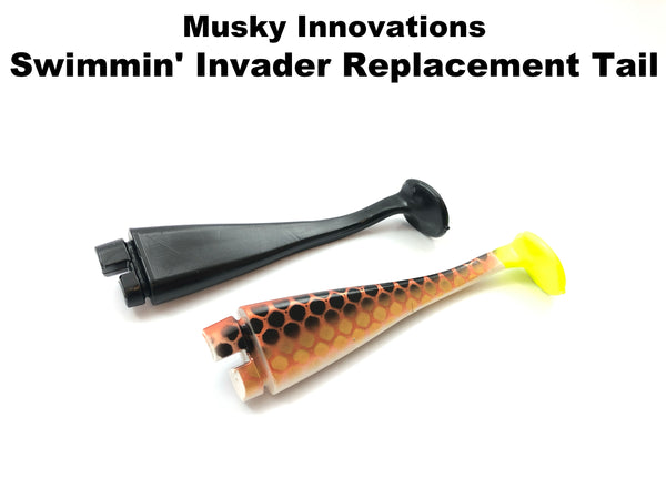 Musky Innovations Swimmin' Invader Replacement Tail