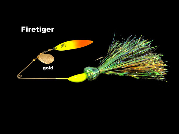 Ruff Tackle - Rad Dog Heavy Tandem Tinsel Spinner Bait