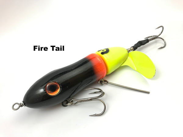 Big Mama Lures Twisted Sister Clicker - Fire Tail